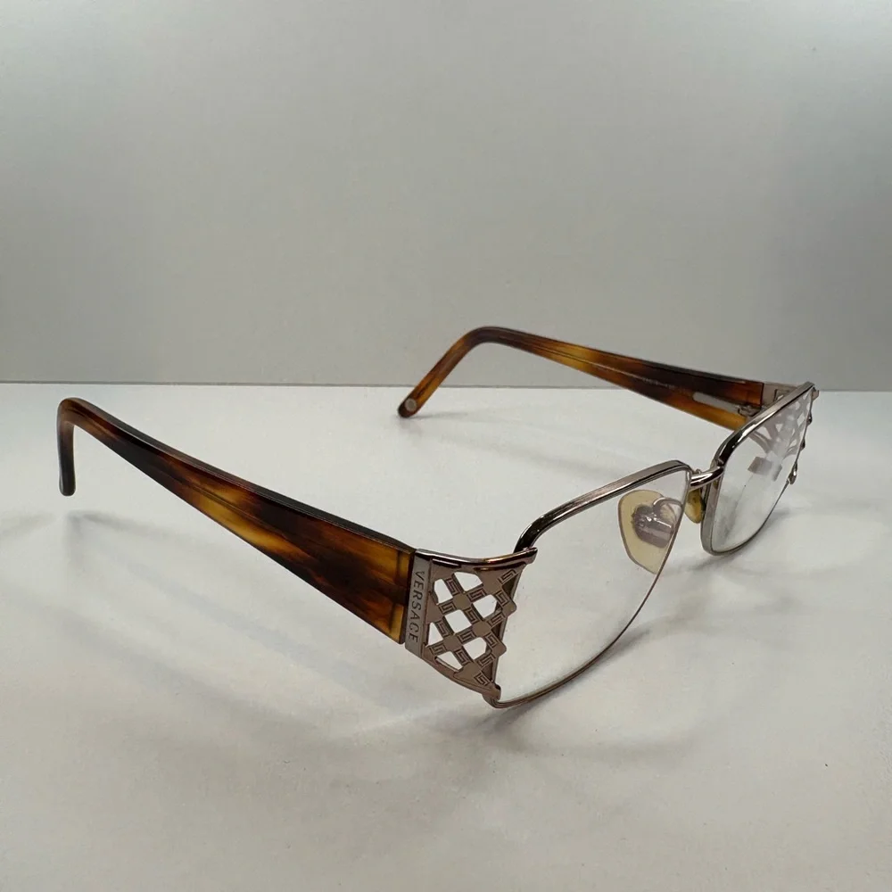 VERSACE EYEGLASSES‎ MOD 1160 1052 53•16•130 VERSACE GLASSES RECTANGULAR
